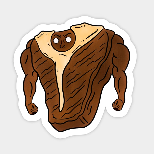 Steak Bro Sticker by Sasha Banana 